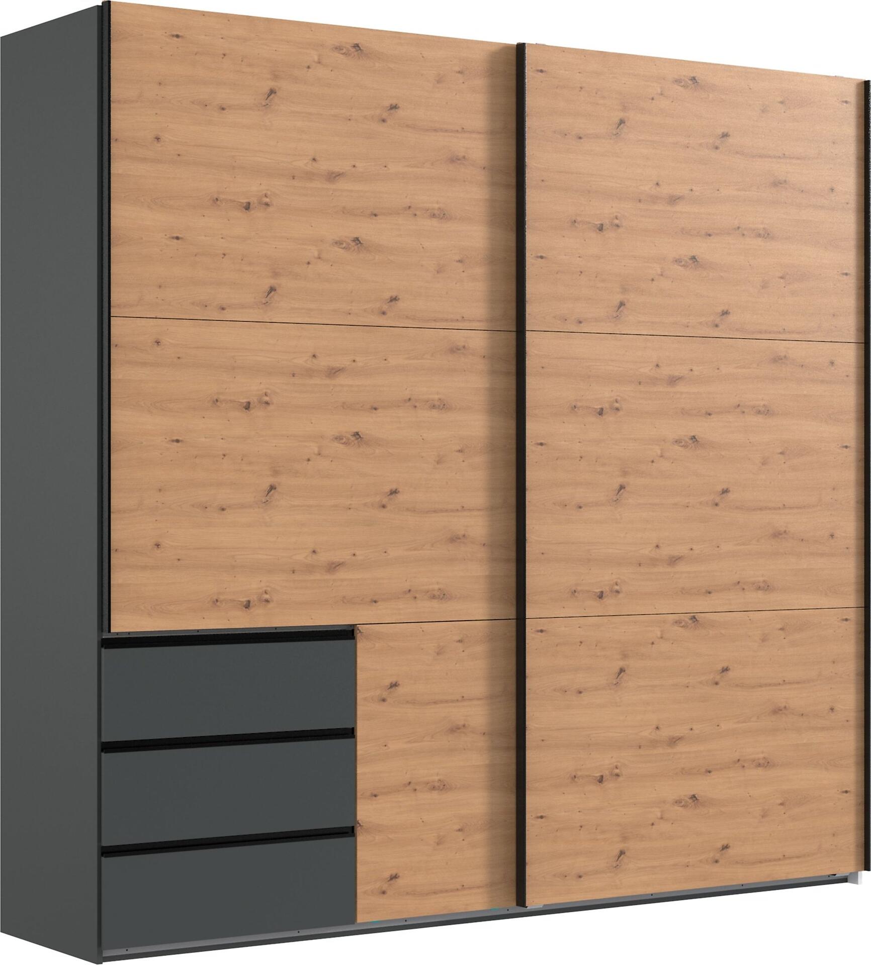 Schwebetürenschrank, Level36BlackA