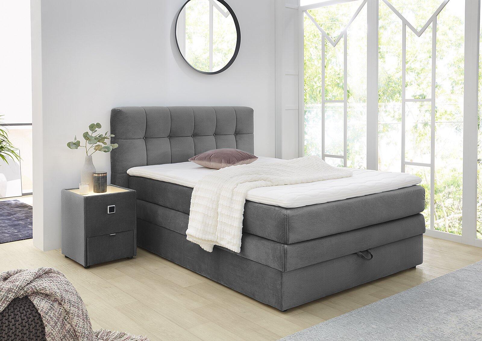 Boxspringbett m bk, Amy