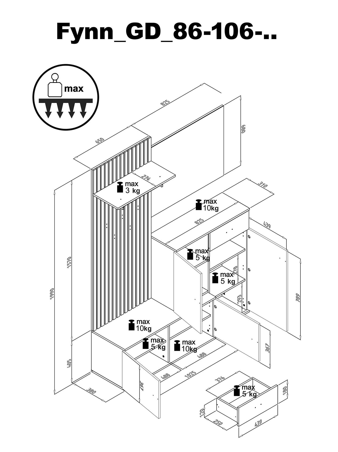 Kompaktgarderobe, Fynn