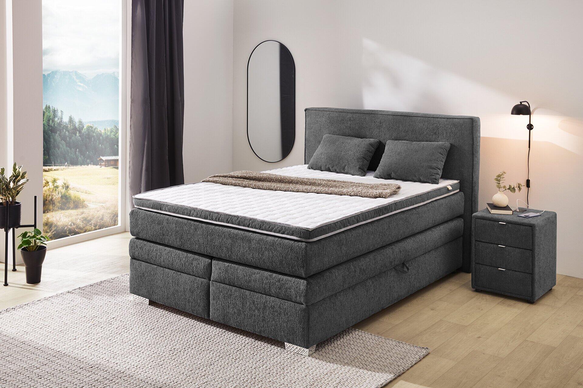 Boxspringbett m bk, Theresa