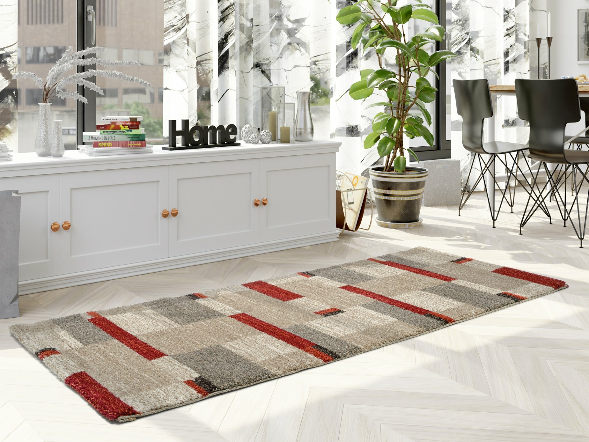 Maschinenwebteppich, Salda