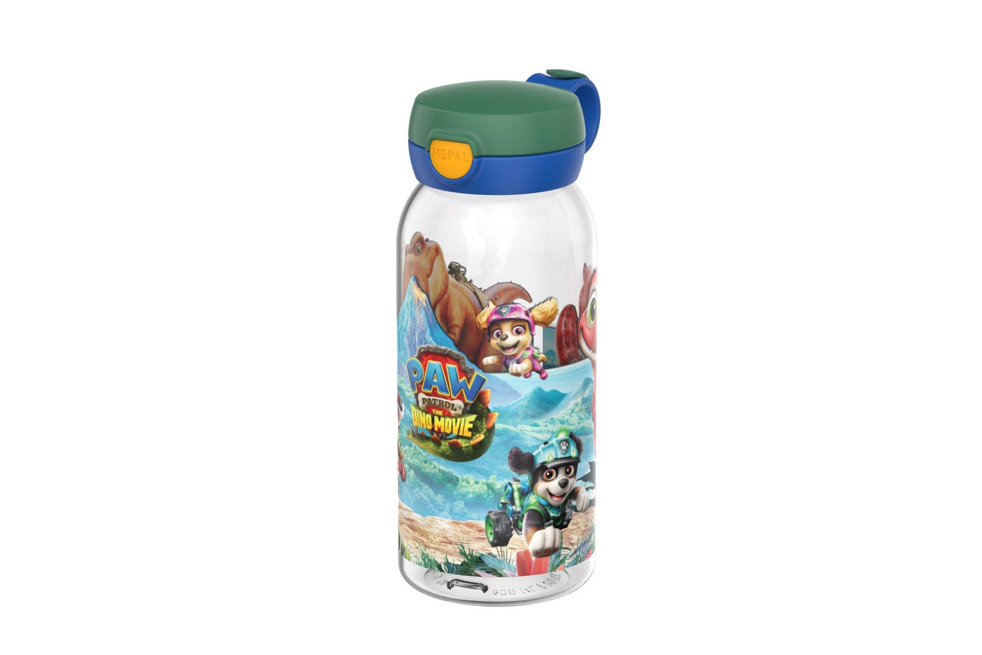 Isolierte Trinkflasche "Campus" mit bedruckter PAW Patrol-Motivierung und grünem Deckel.