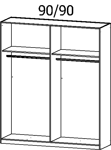 Drehtürenschrank, Reflect