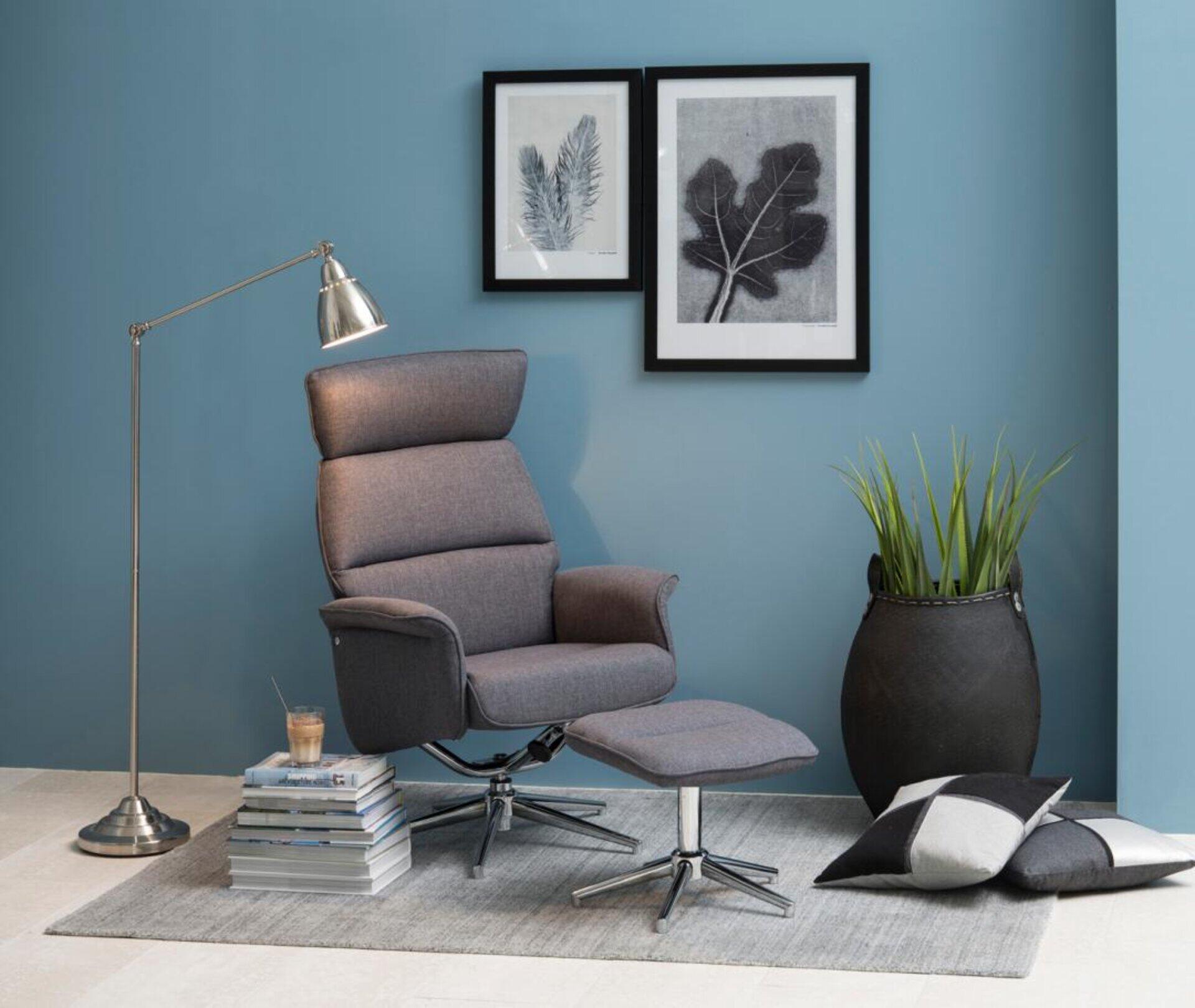 Recliner mit Hocker, Alura
