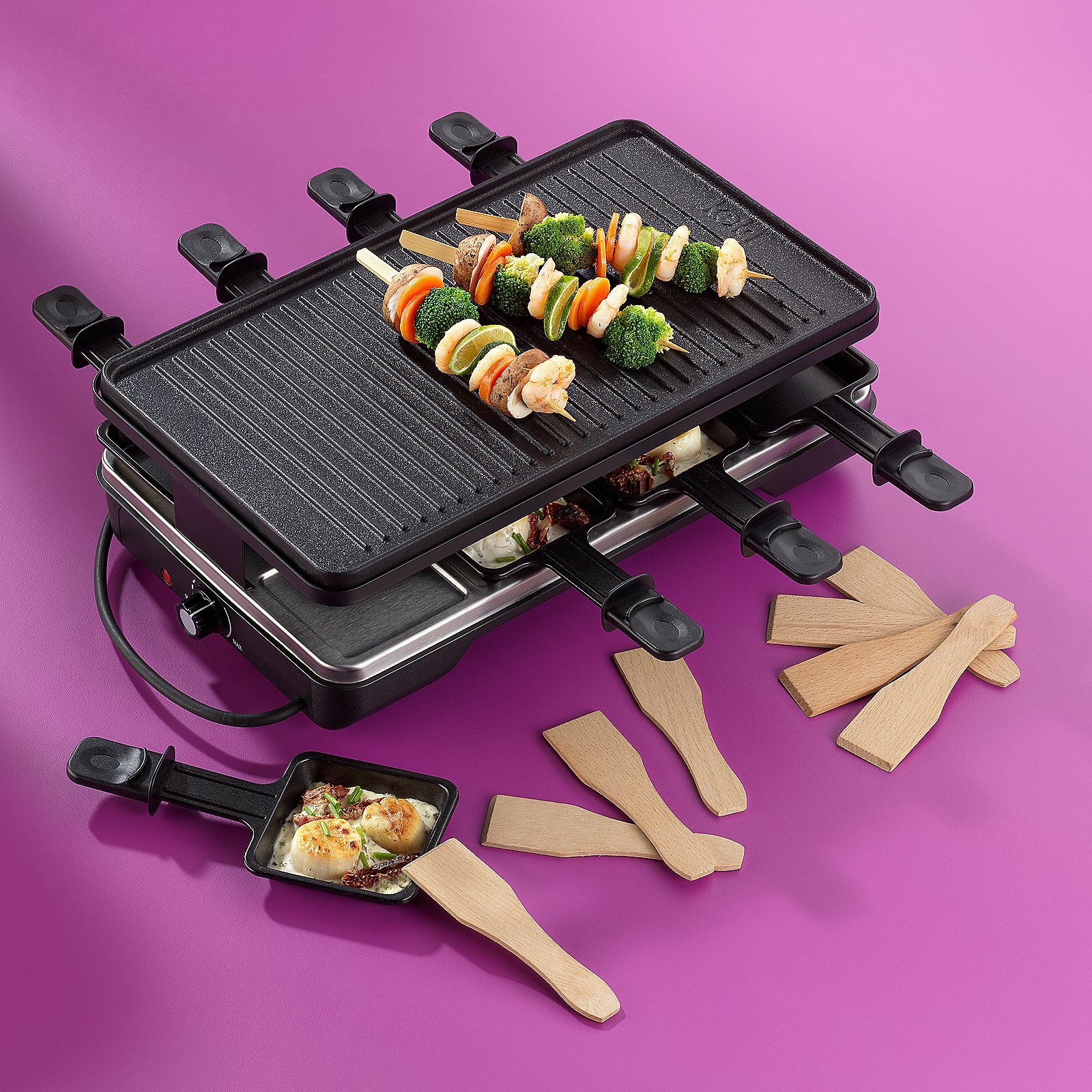 Raclette/Grillplatte, Geneva | 24x13x40cm | 241064006000 Raclette/Grillplatte, Geneva | 24x13x40cm | 241064006000