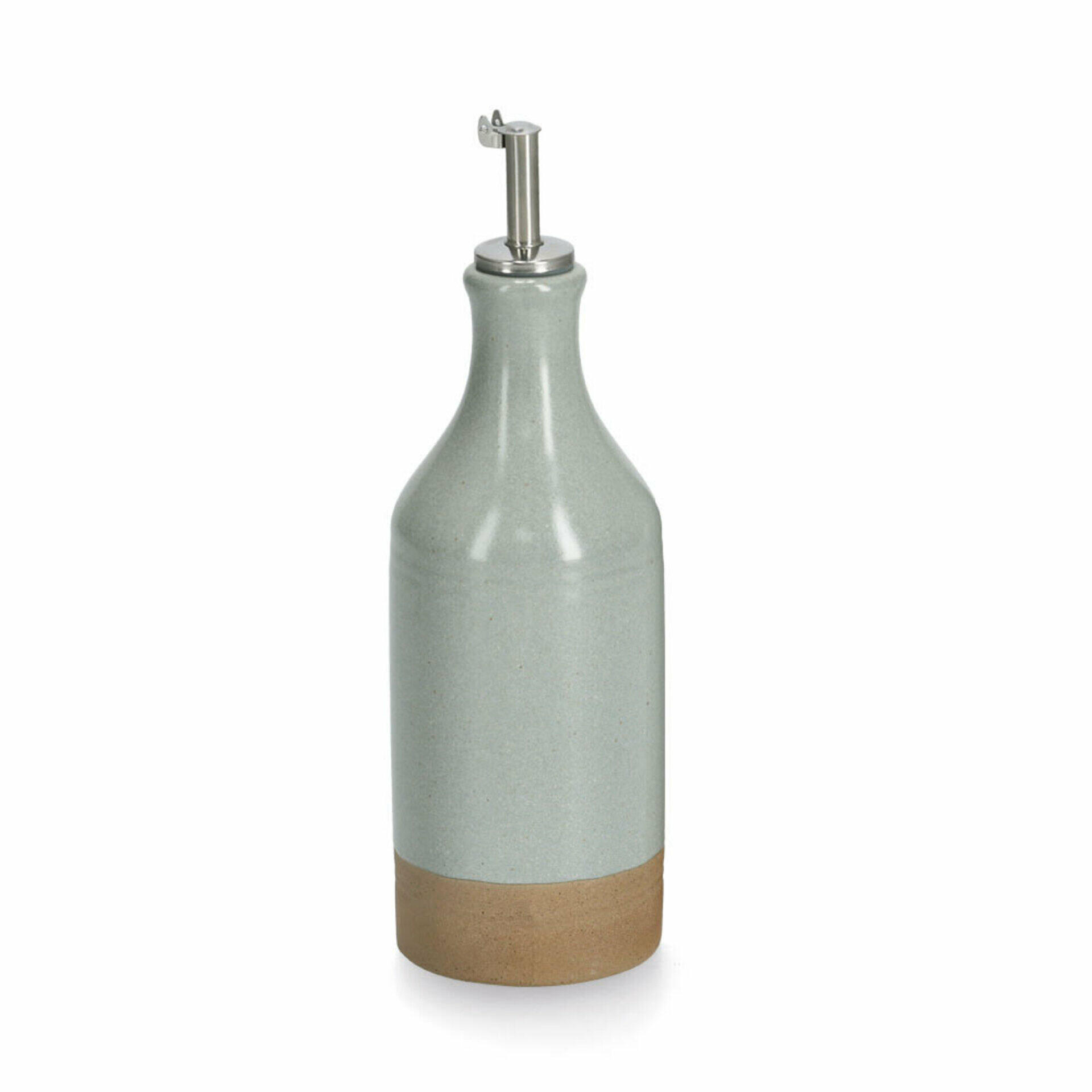 Zeller Present Grün/Blau Essig-/Ölflasche – - – Ca.7,2X22,6X7,2Cm