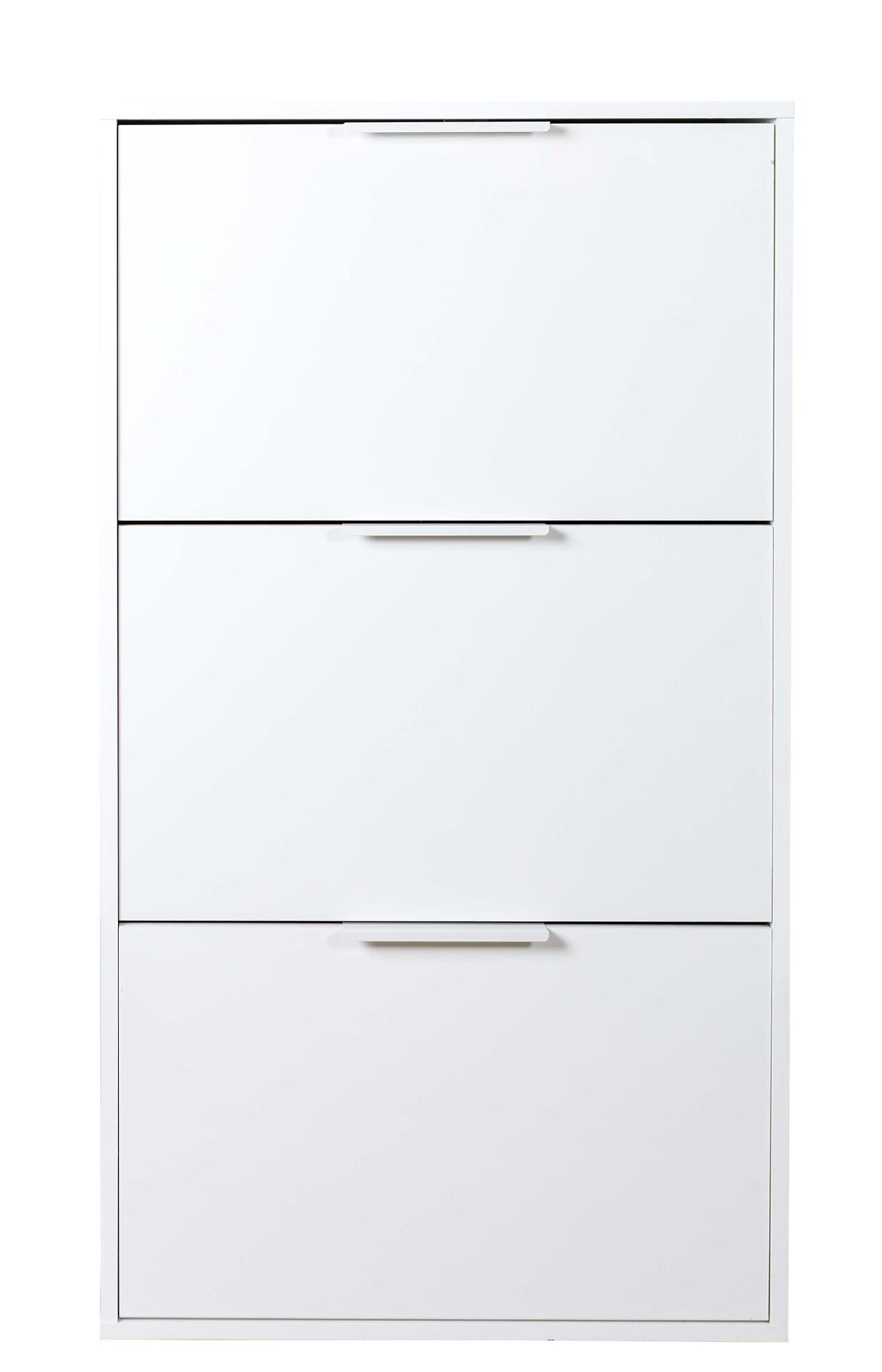 Schuhschrank, Espresso, 105,5cm Hoch