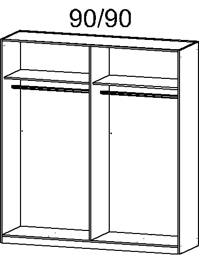 Drehtürenschrank, Celle