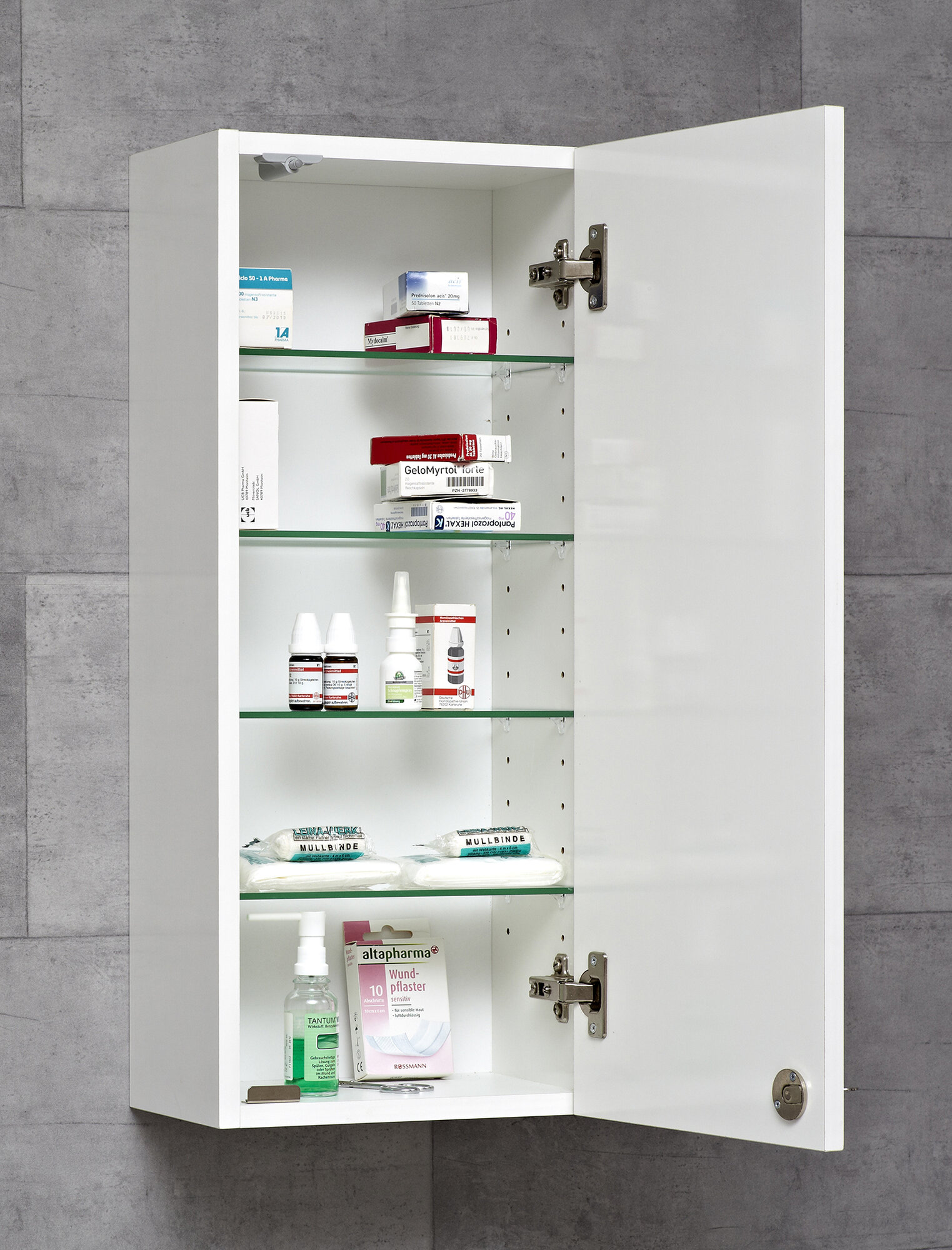 Medizinschrank, Zubehör