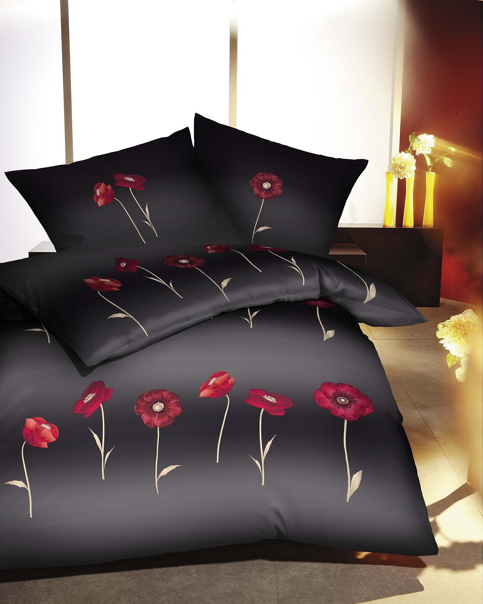 Bettwäsche, Mohn