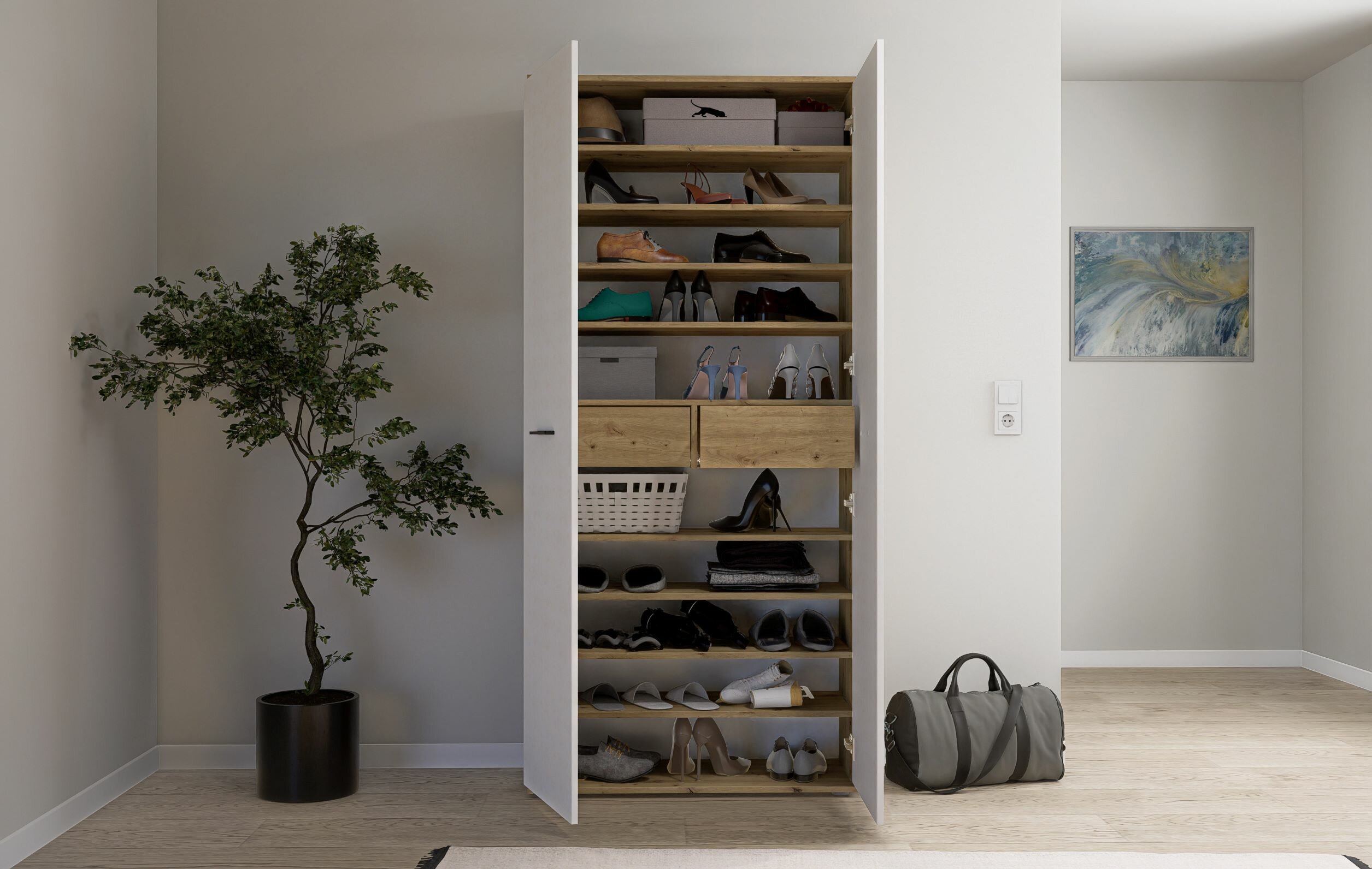 Schuhschrank 2, Leon