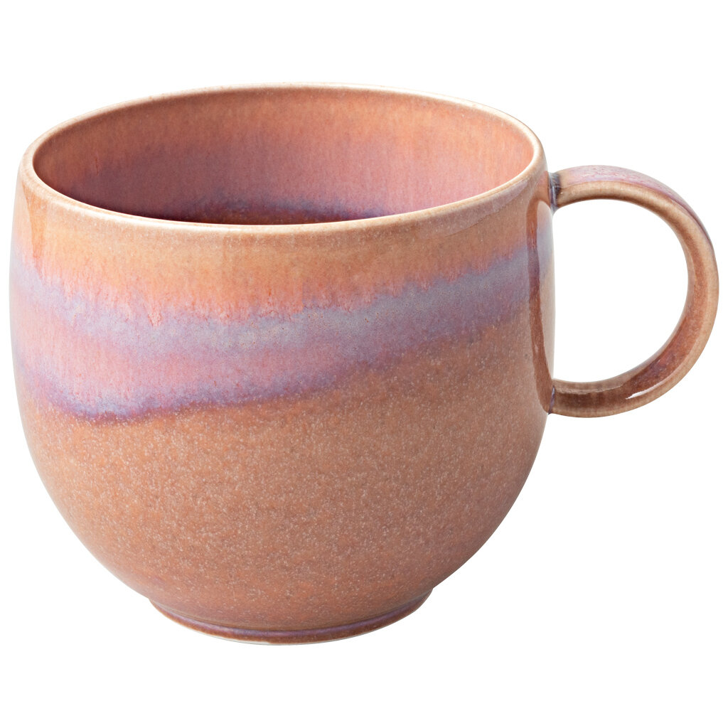Becher mit Henkel, Perlemor Coral