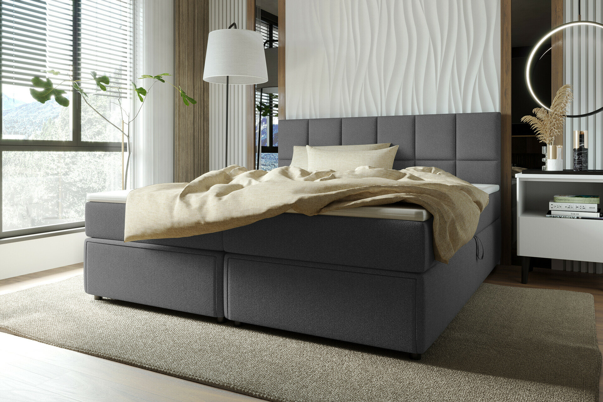 Boxspringbett, Garda