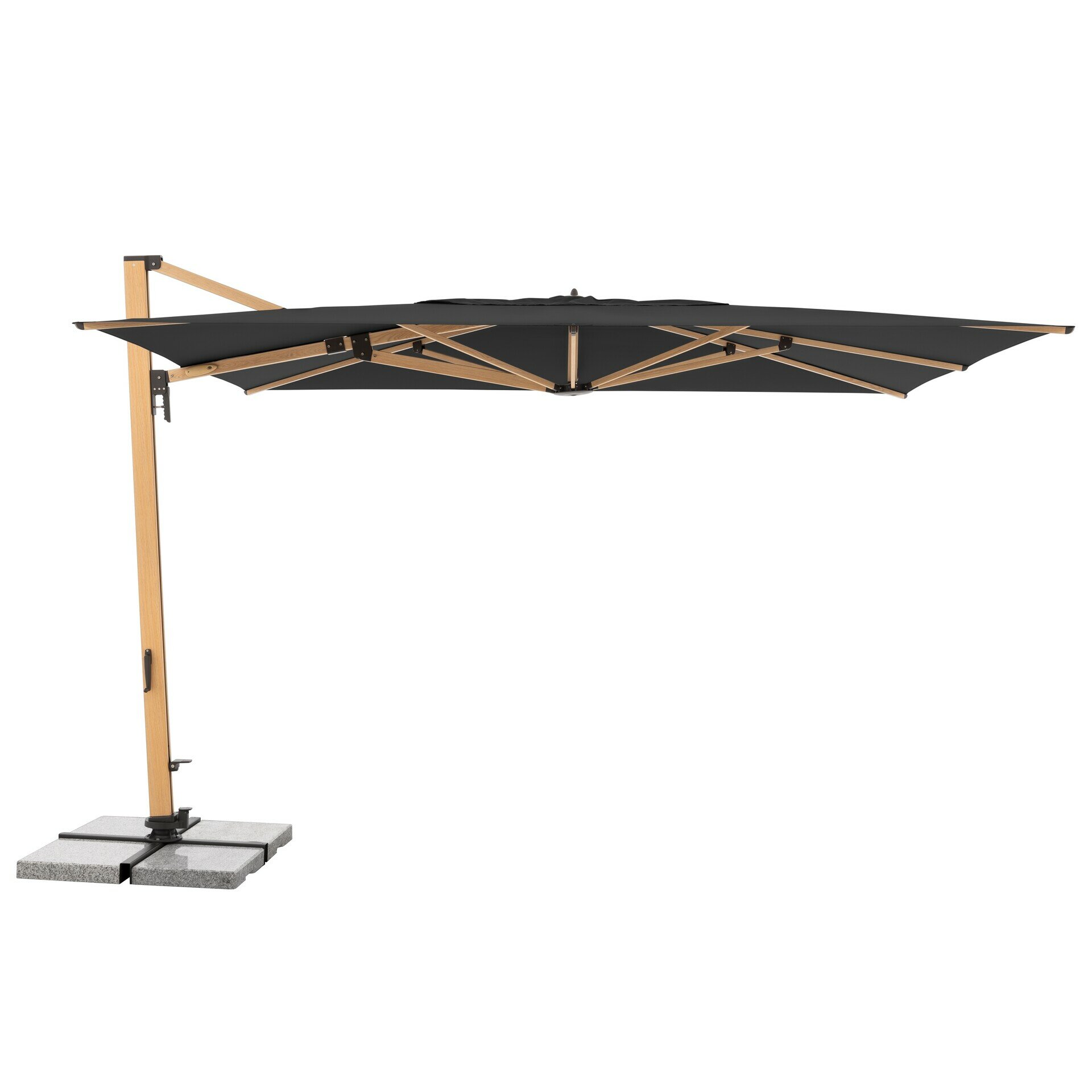 Pendelschirm, Alu Wood
