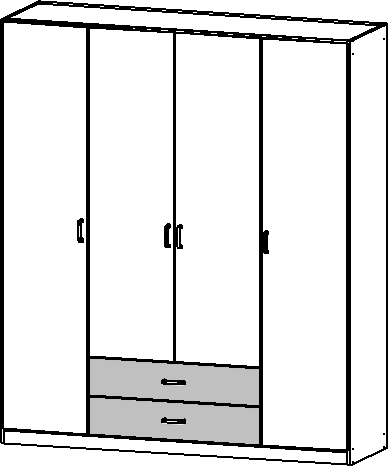 Drehtürenschrank, Gamma