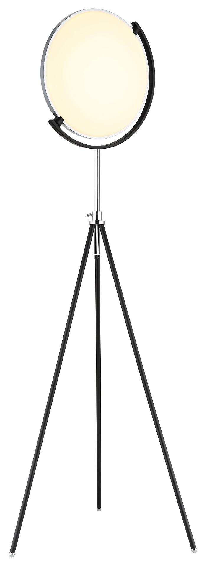 Stehleuchte, STEHLEUCHTE METALL SCHWARZ MATT, 1XLED