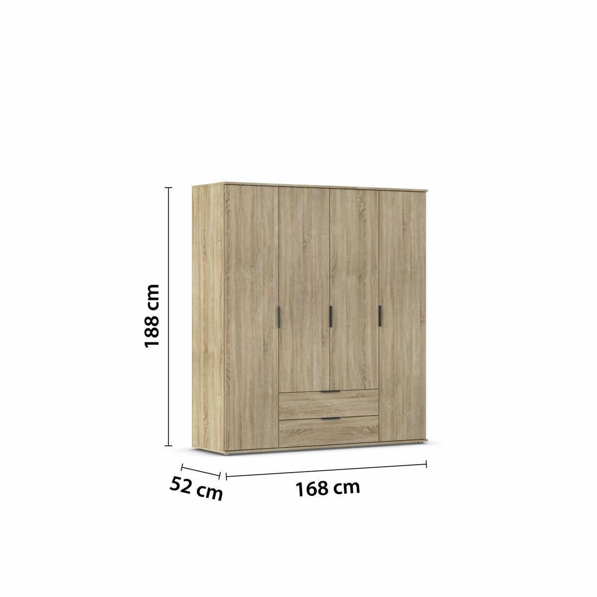 Drehtürenschrank, Twin