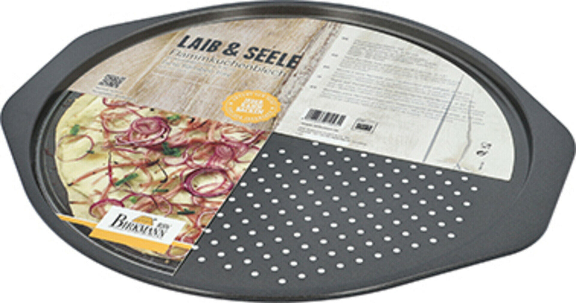 Birkmann Rbv Braun Flammkuchenblech, Laib & Seele – Anthrazit – Ca.34,7X1,04X37,5Cm