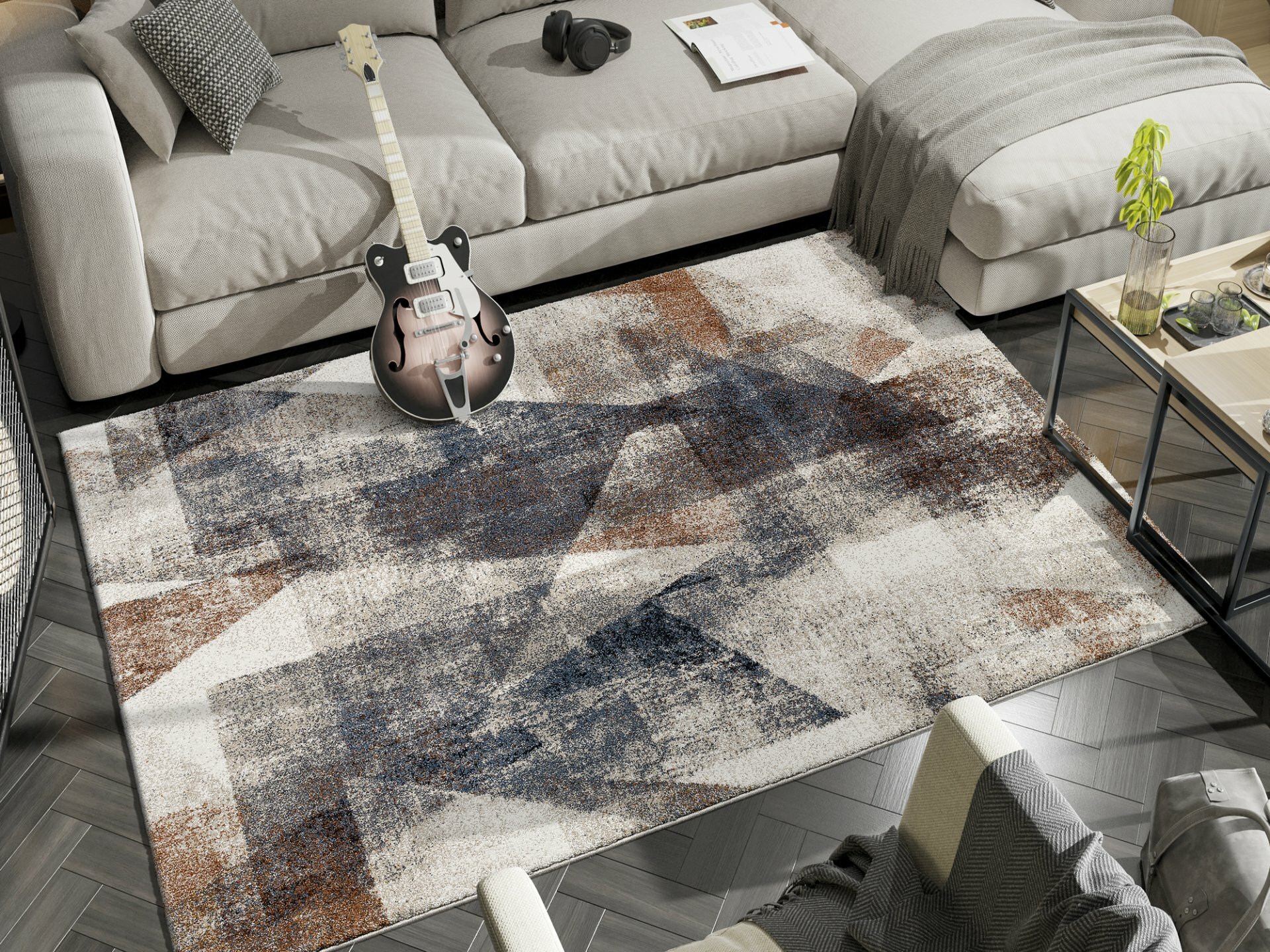 Maschinenwebteppich, Nilova