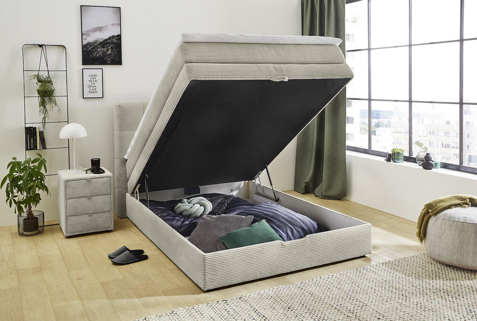 Boxspringbett m bk, Amy