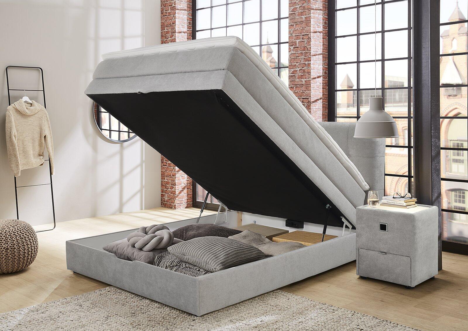 Boxspringbett m bk, Amy
