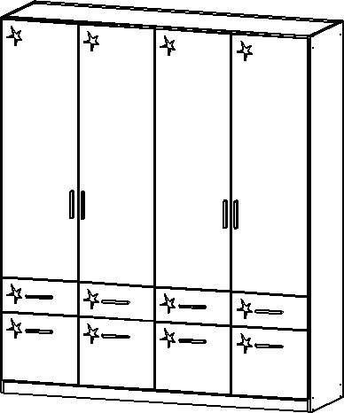 Drehtürenschrank, Celle