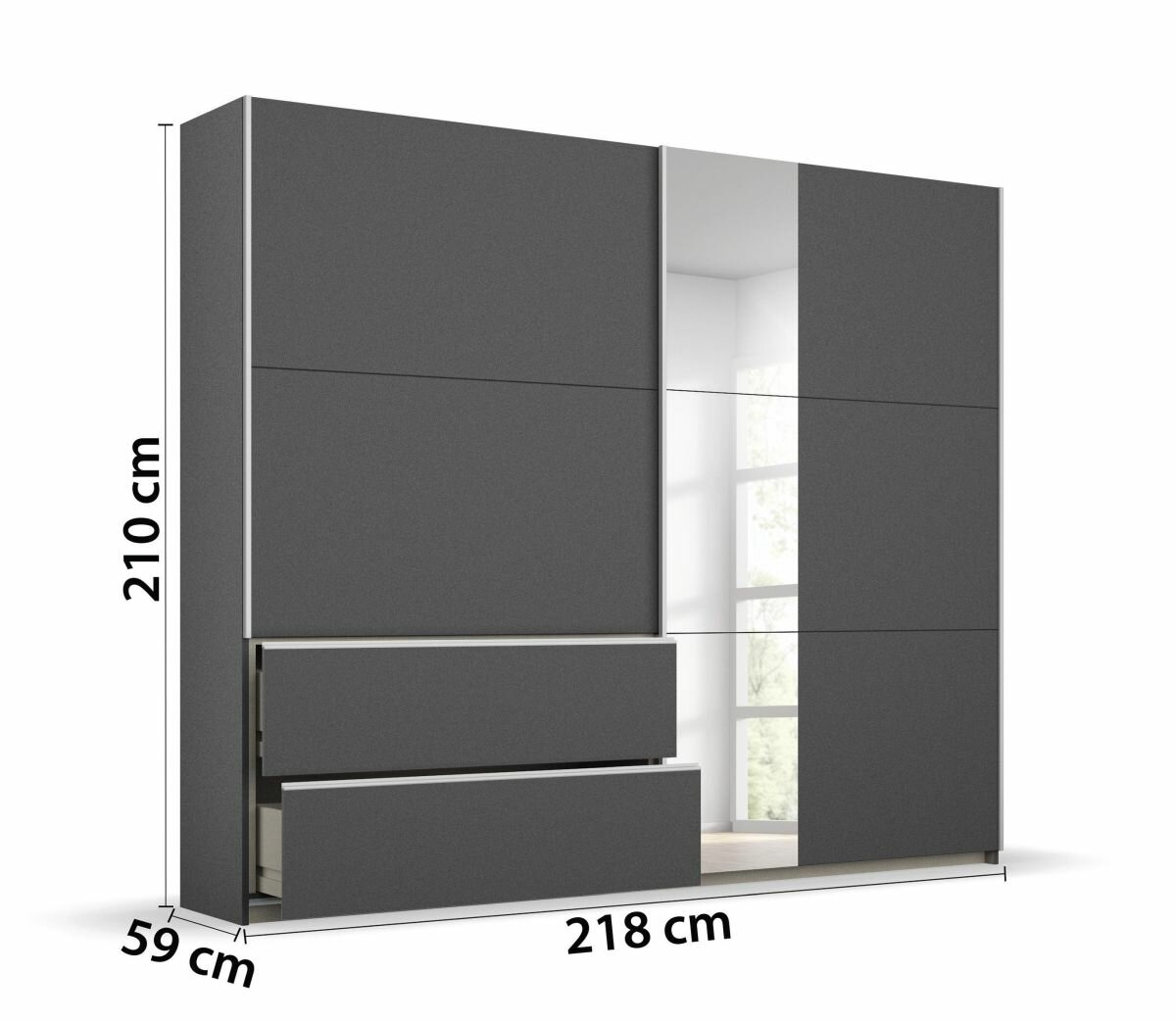 Schwebetürenschrank, Sevilla