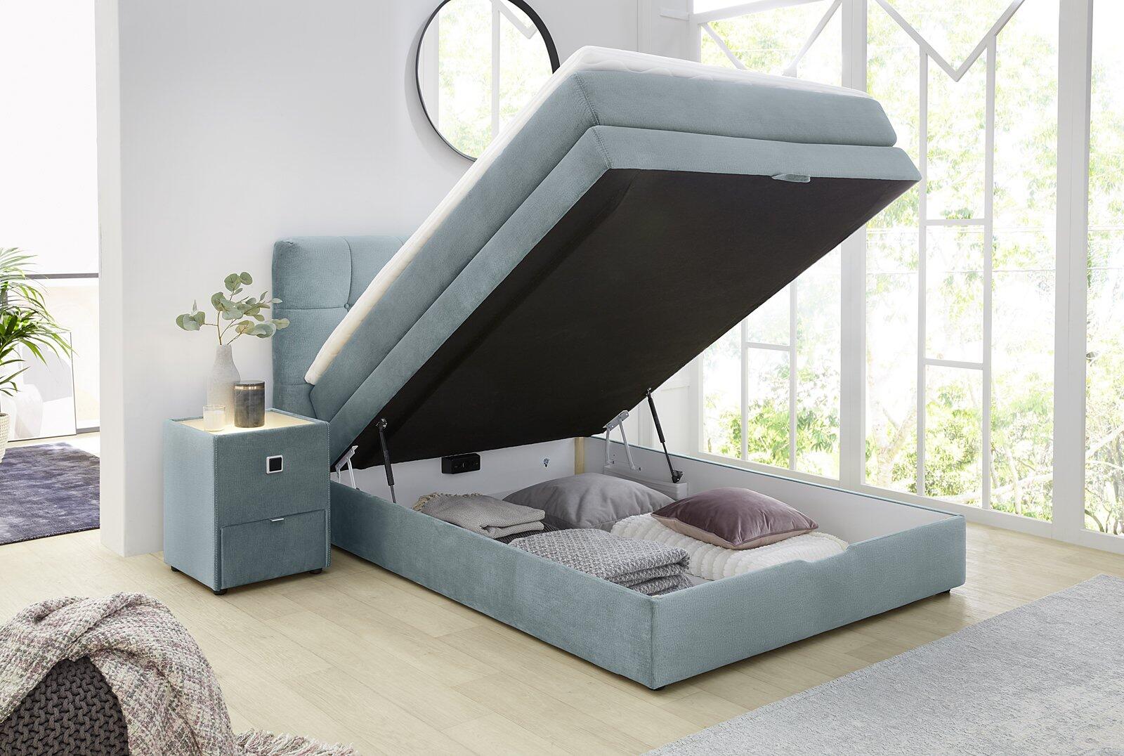 Boxspringbett m bk, Amy