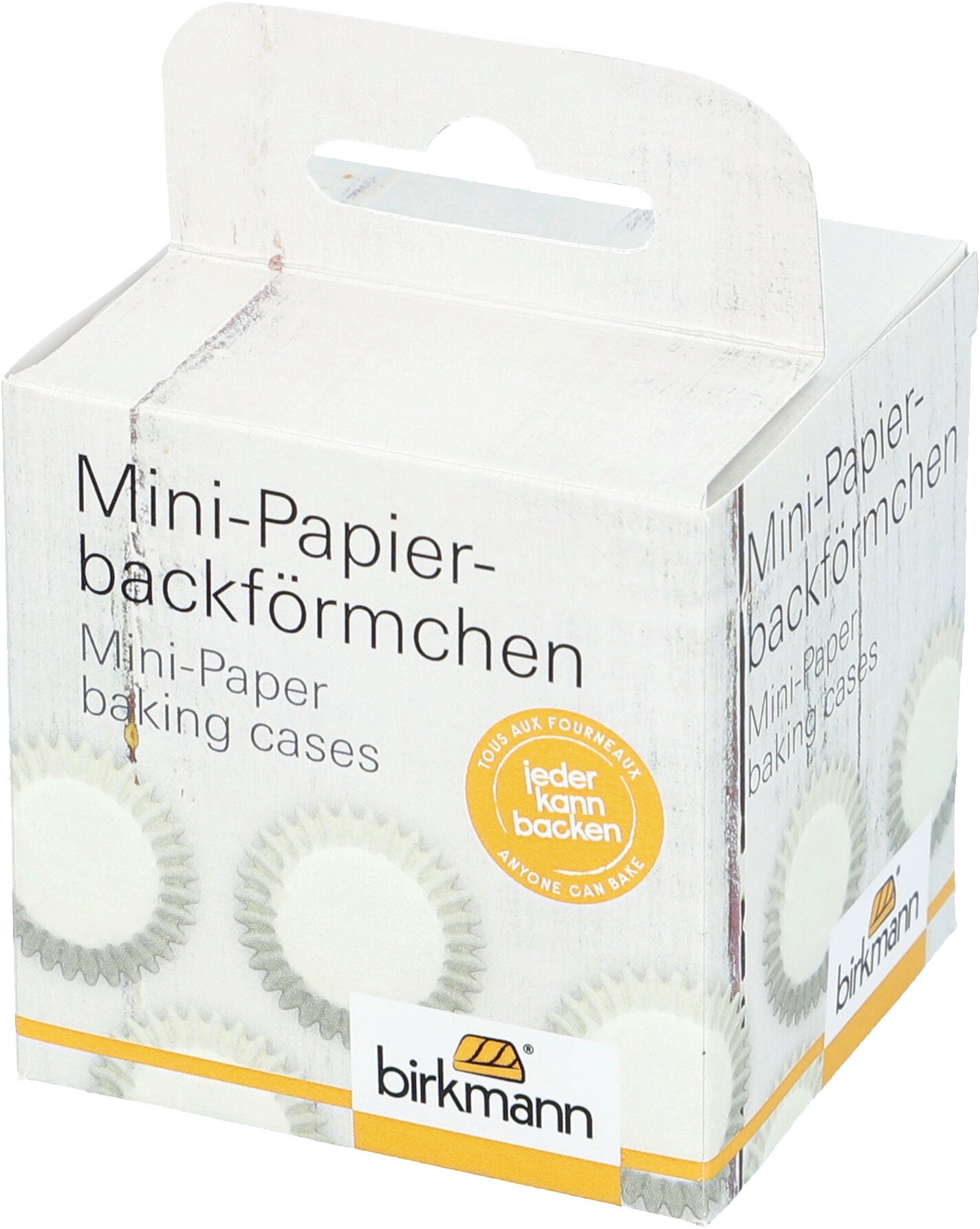 Mini-Papierbackförmchen