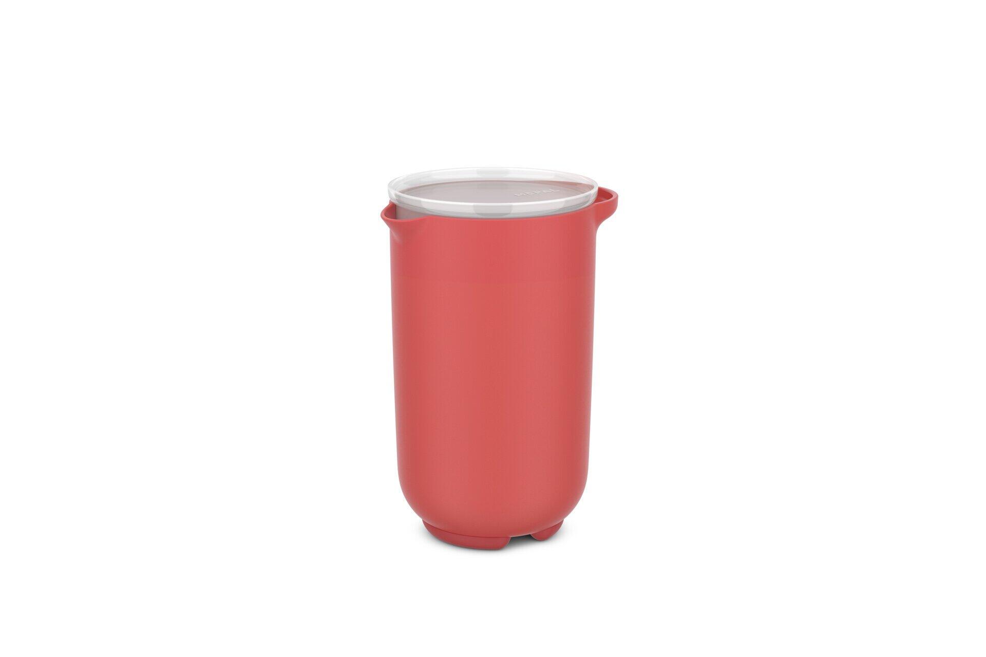 Mepal Rosa Rührbecher Chef It 1000Ml M.deckel Coral, Messbecher, - Bild 2
