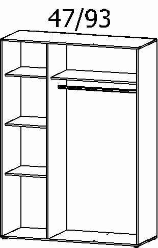 Drehtürenschrank, Voyager