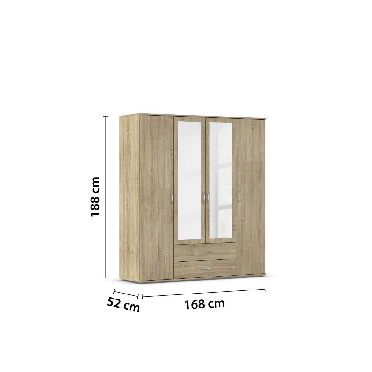Drehtürenschrank, Twin