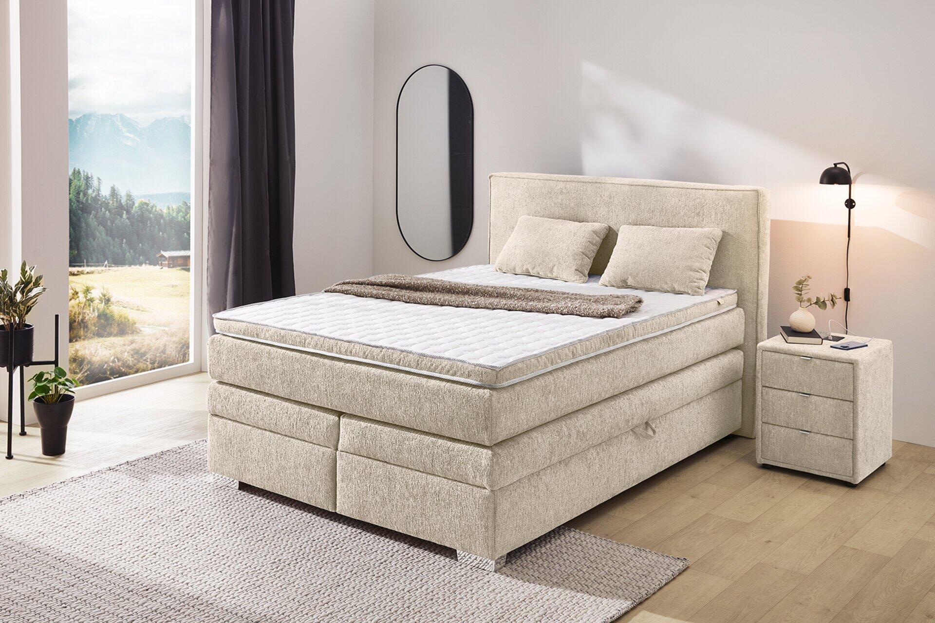 Boxspringbett m bk, Theresa