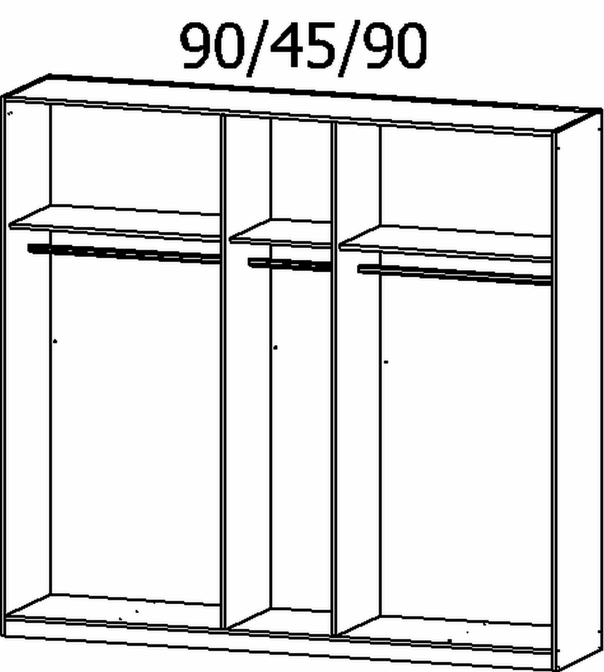 Drehtürenschrank, Alabama