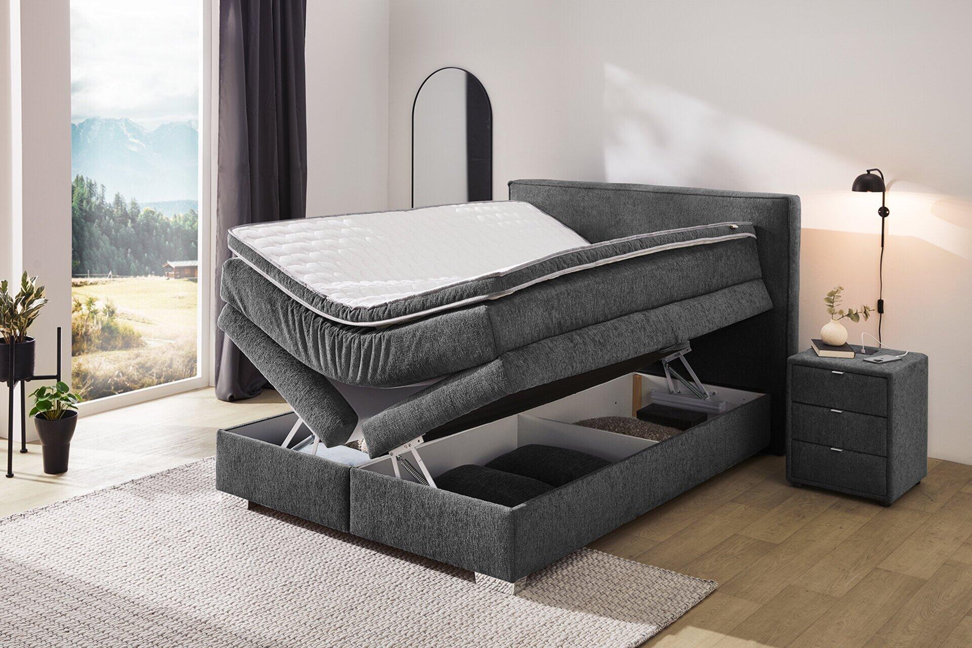 Boxspringbett m bk, Theresa