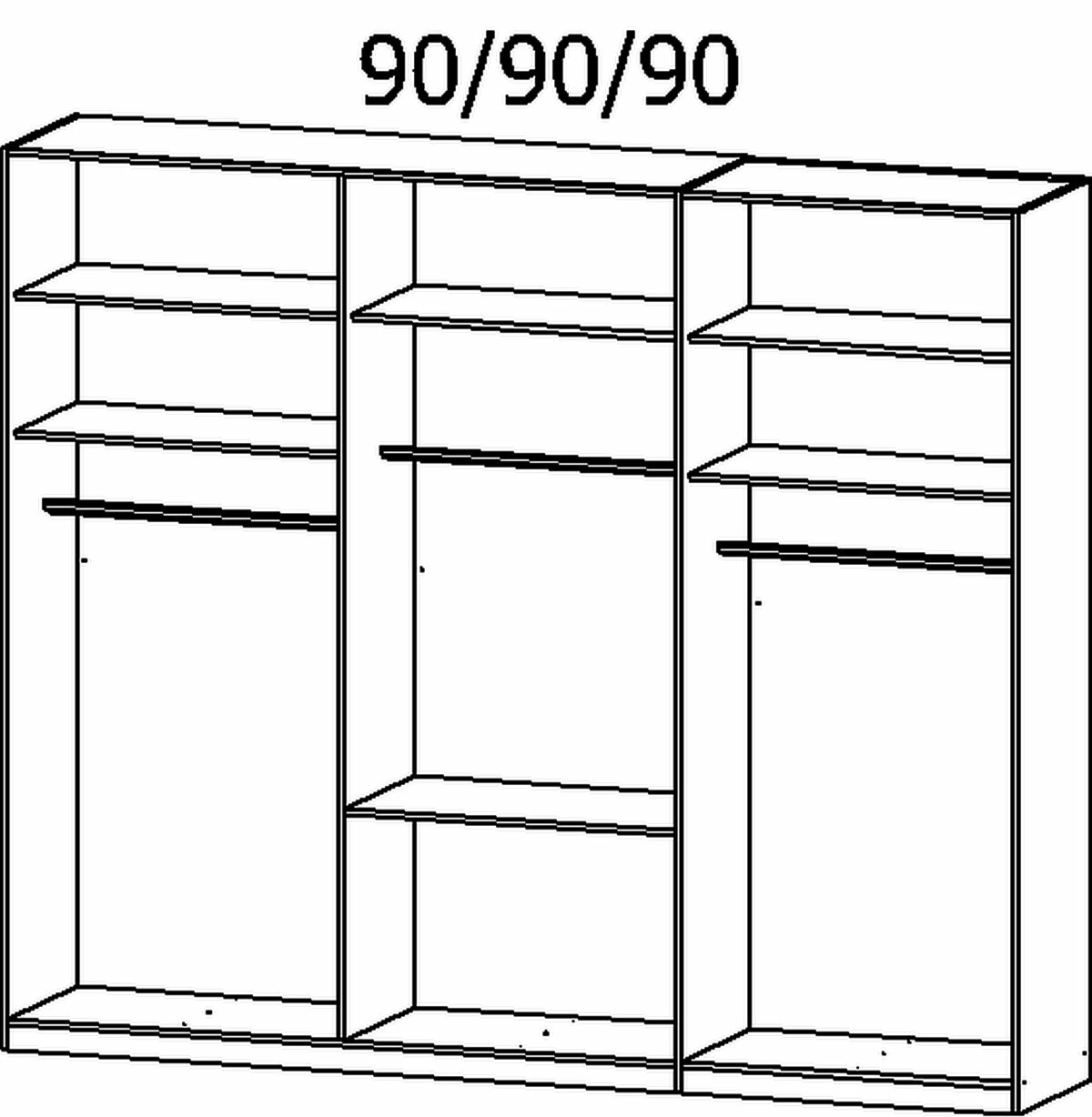 Drehtürenschrank, Alabama