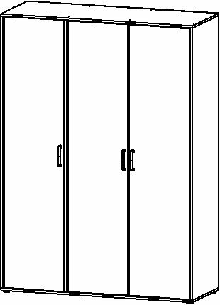 Drehtürenschrank, Voyager