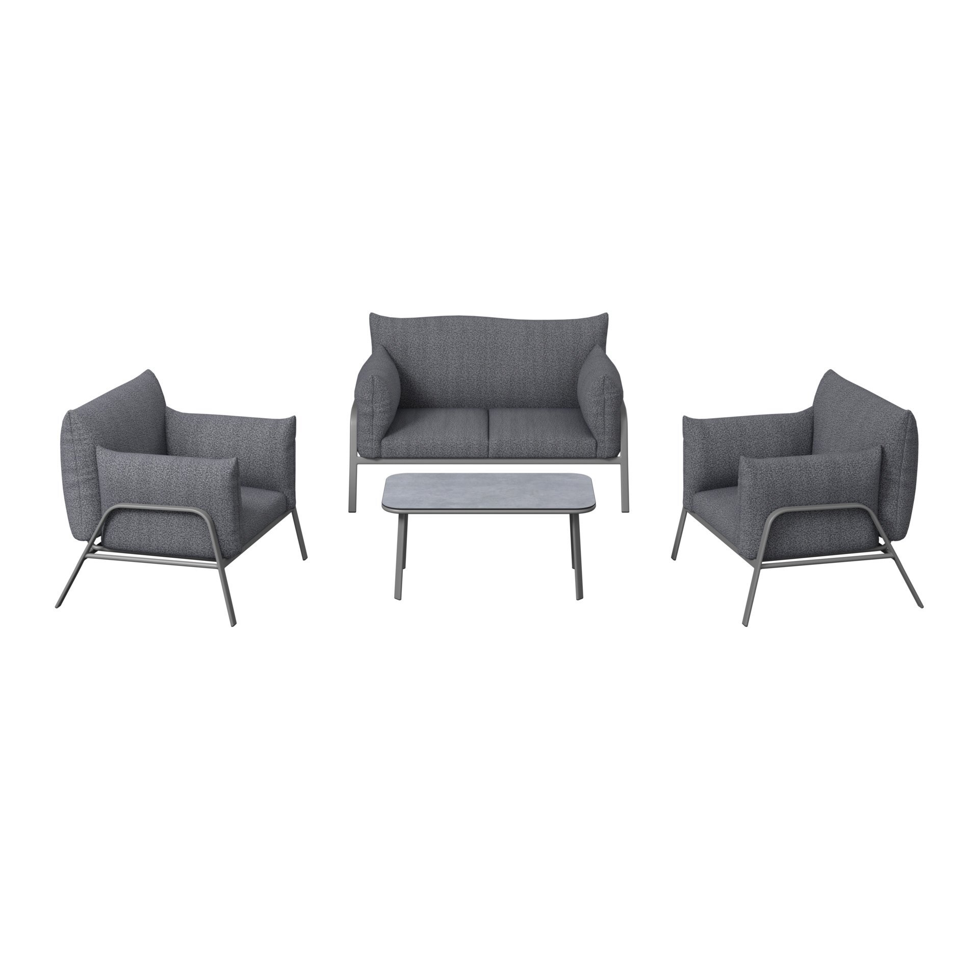 4-tlg, Sofa-Set, Mailand