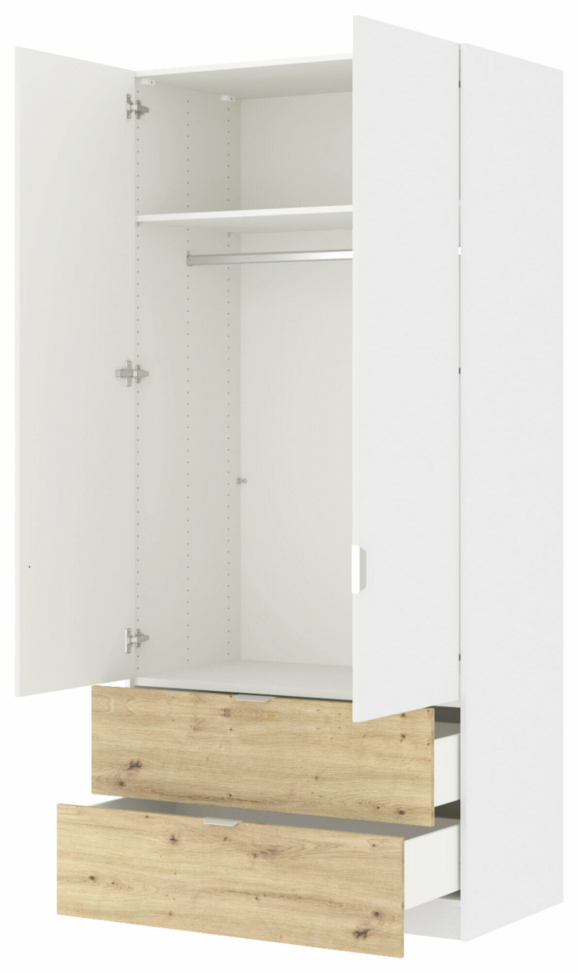 Drehtürenschrank, Longline