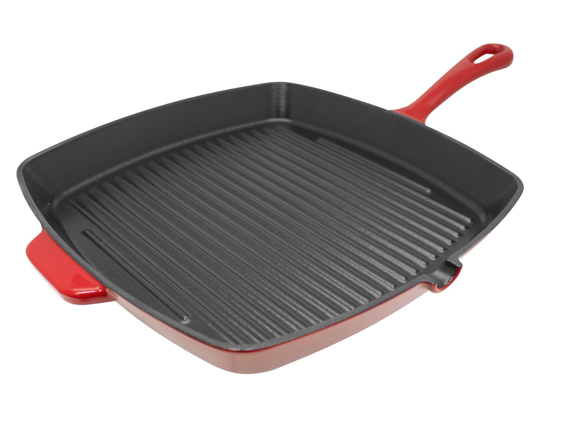 Grillpfanne, Kirschrot