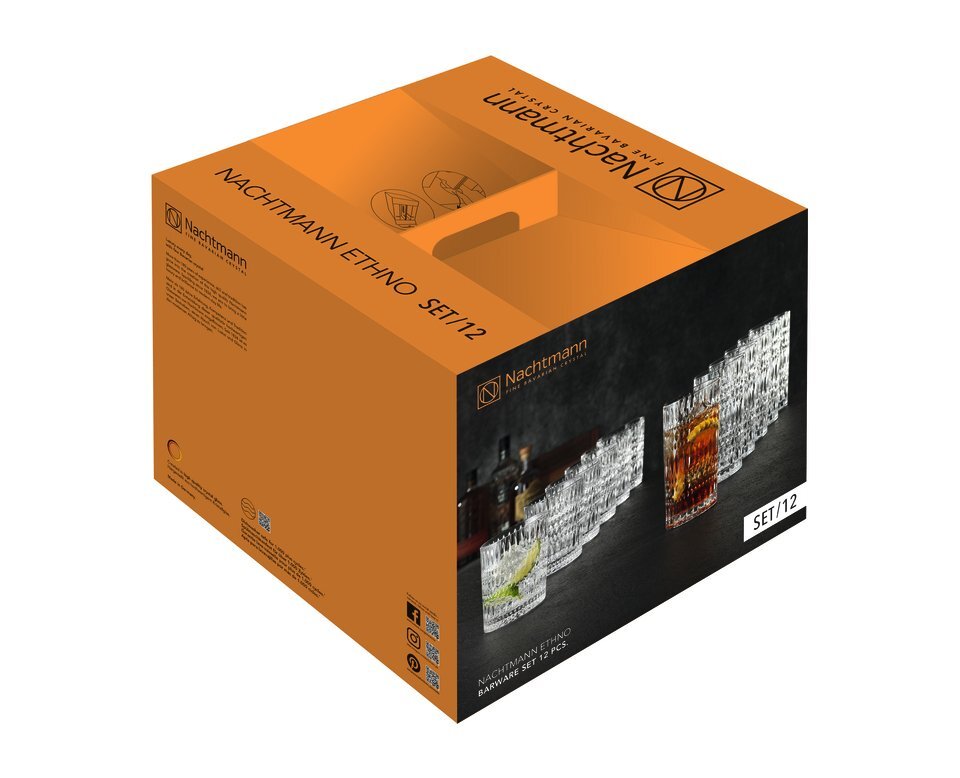 Becher Set/12tlg., Ethno