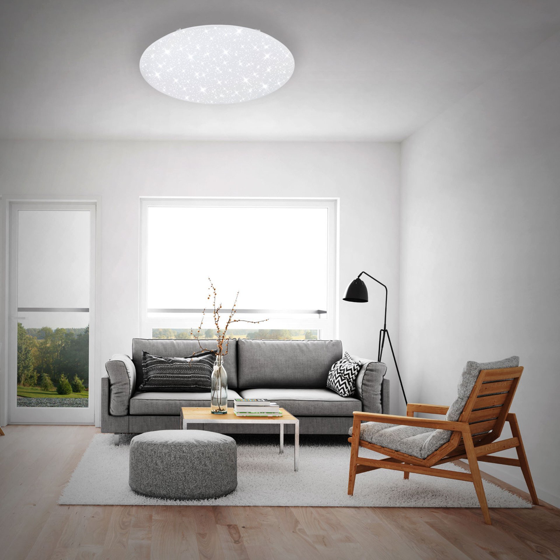 Wand- und Deckenleuchte, Verb