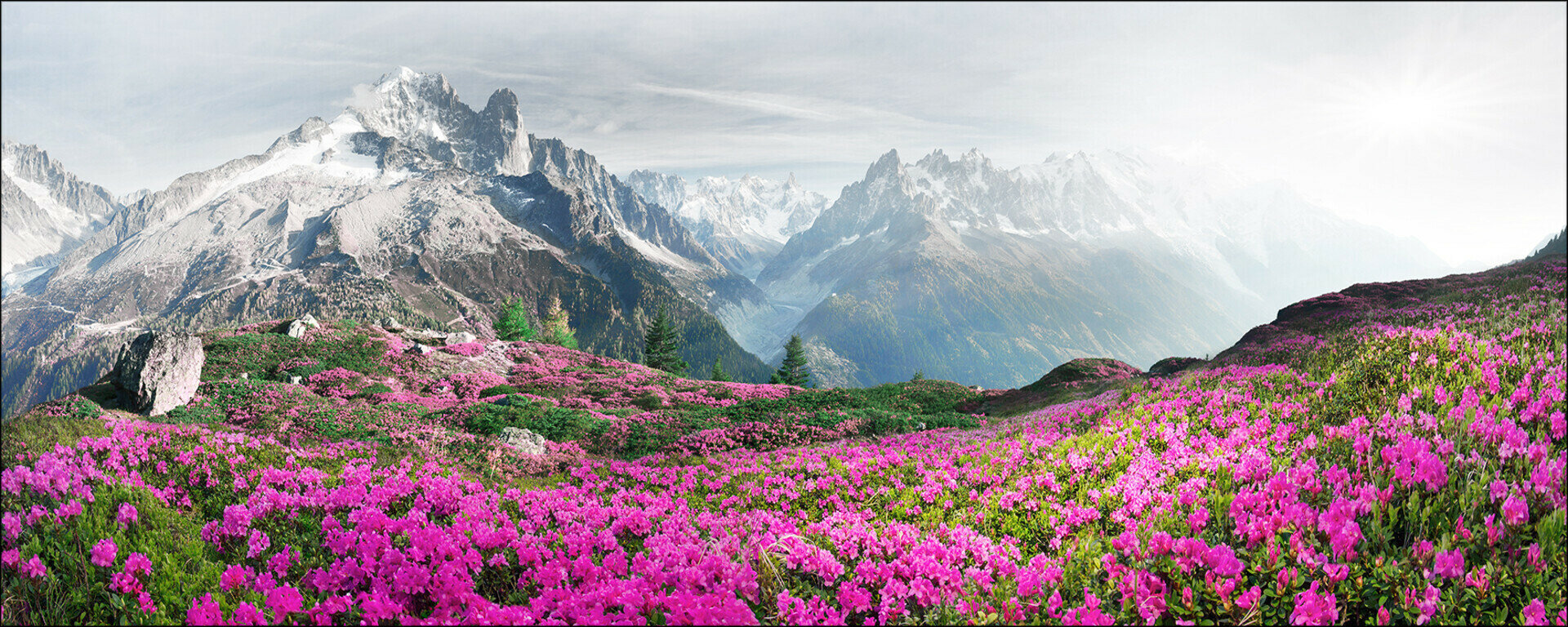 Glas-Art, Mountain Landscape II