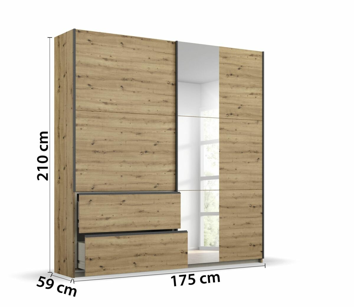 Schwebetürenschrank, Sevilla