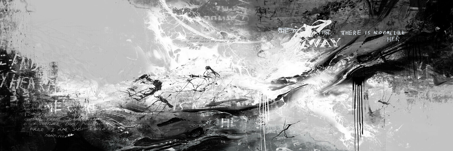 Alu-Art Classic, Abstract Black & White II