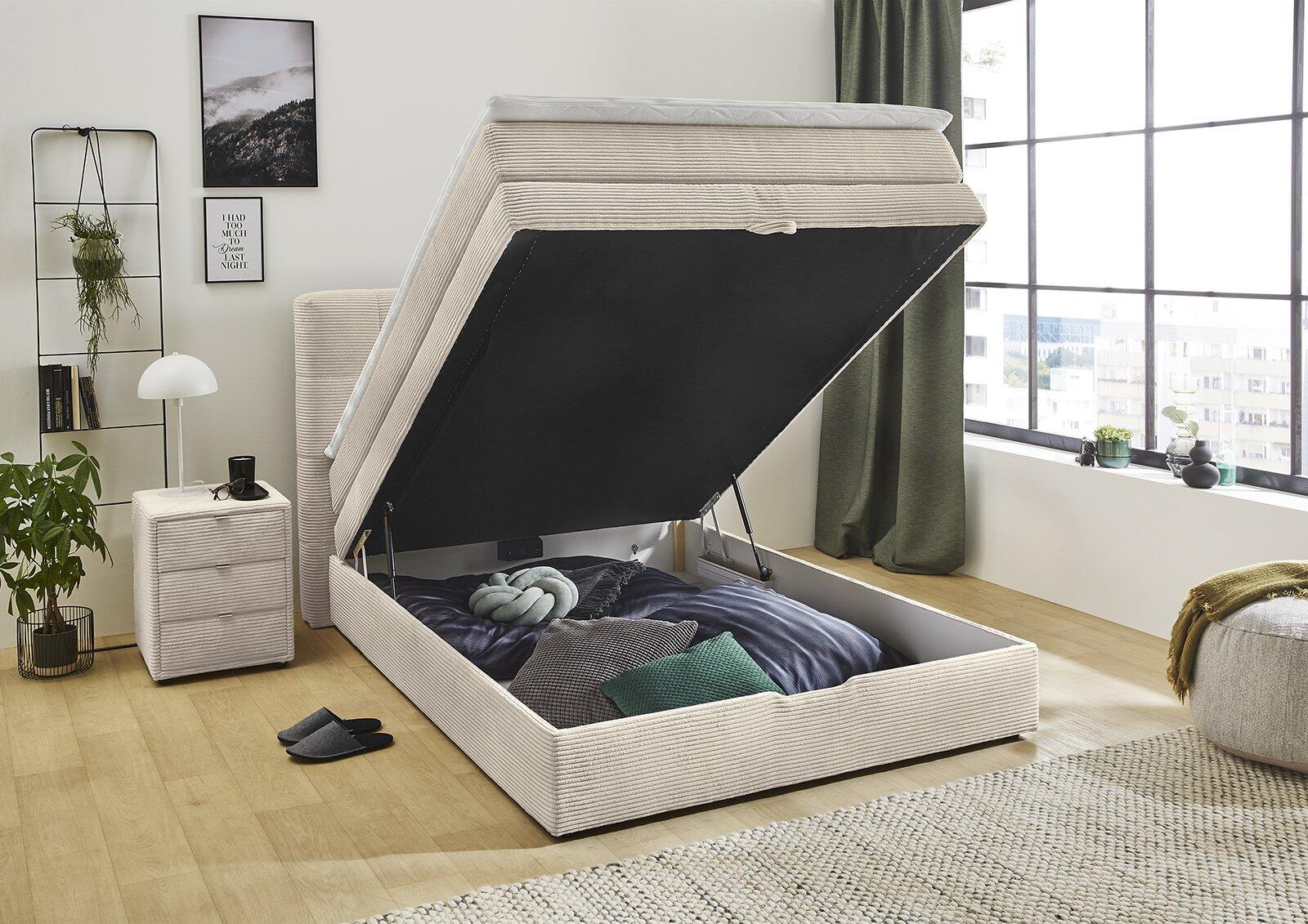 Boxspringbett m bk, Amy