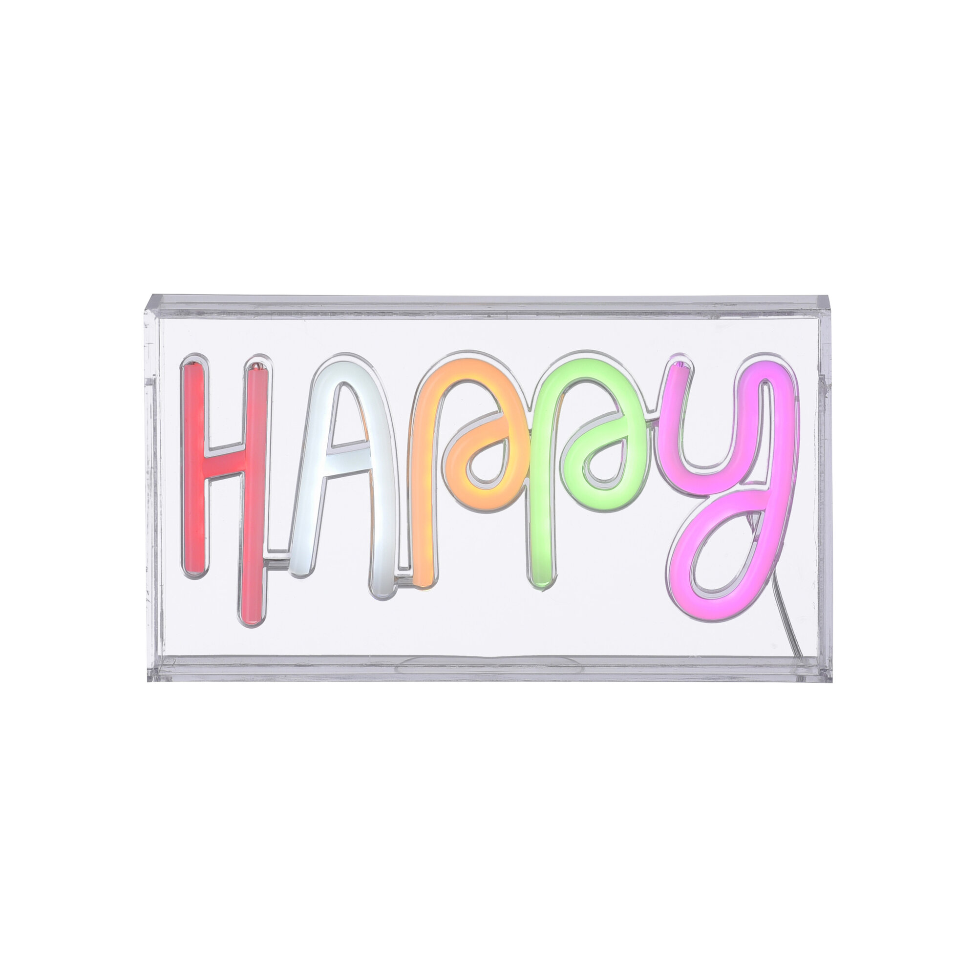 Neon-LED-Bild, Neon-Happy