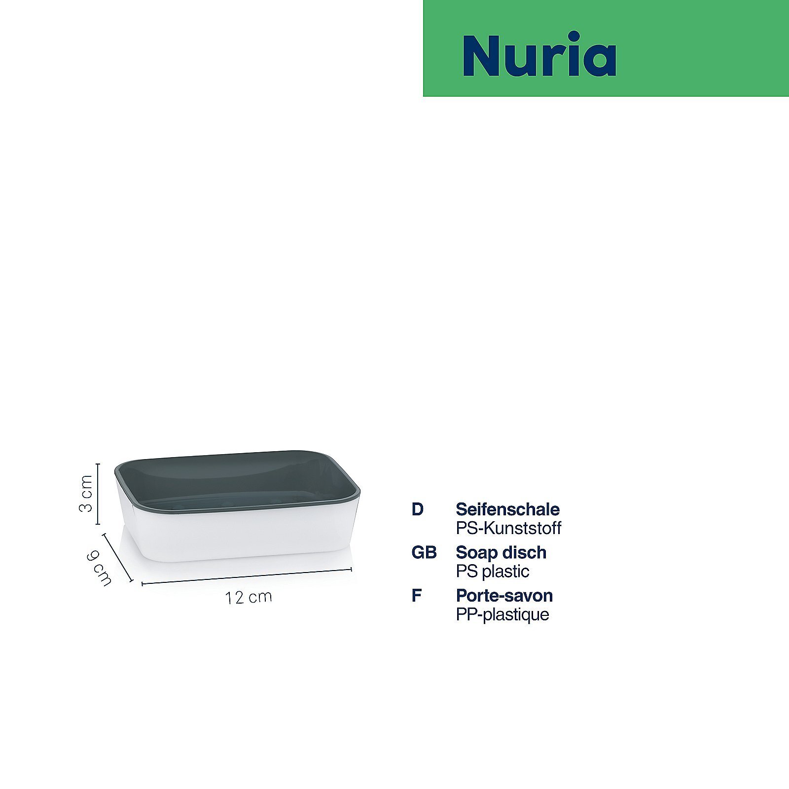 Seifenschale, Nuria