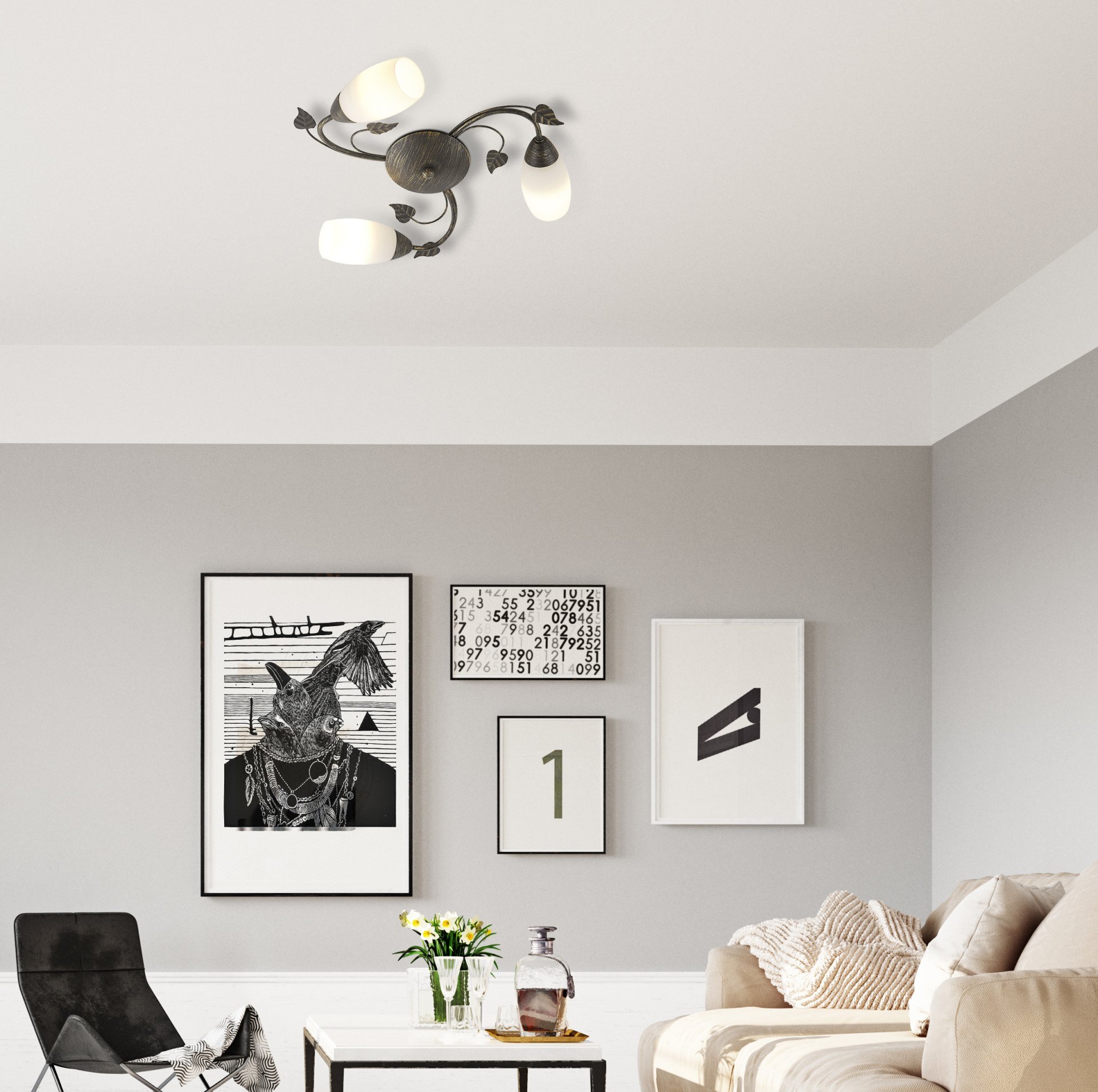 Deckenleuchte, VENEZIA