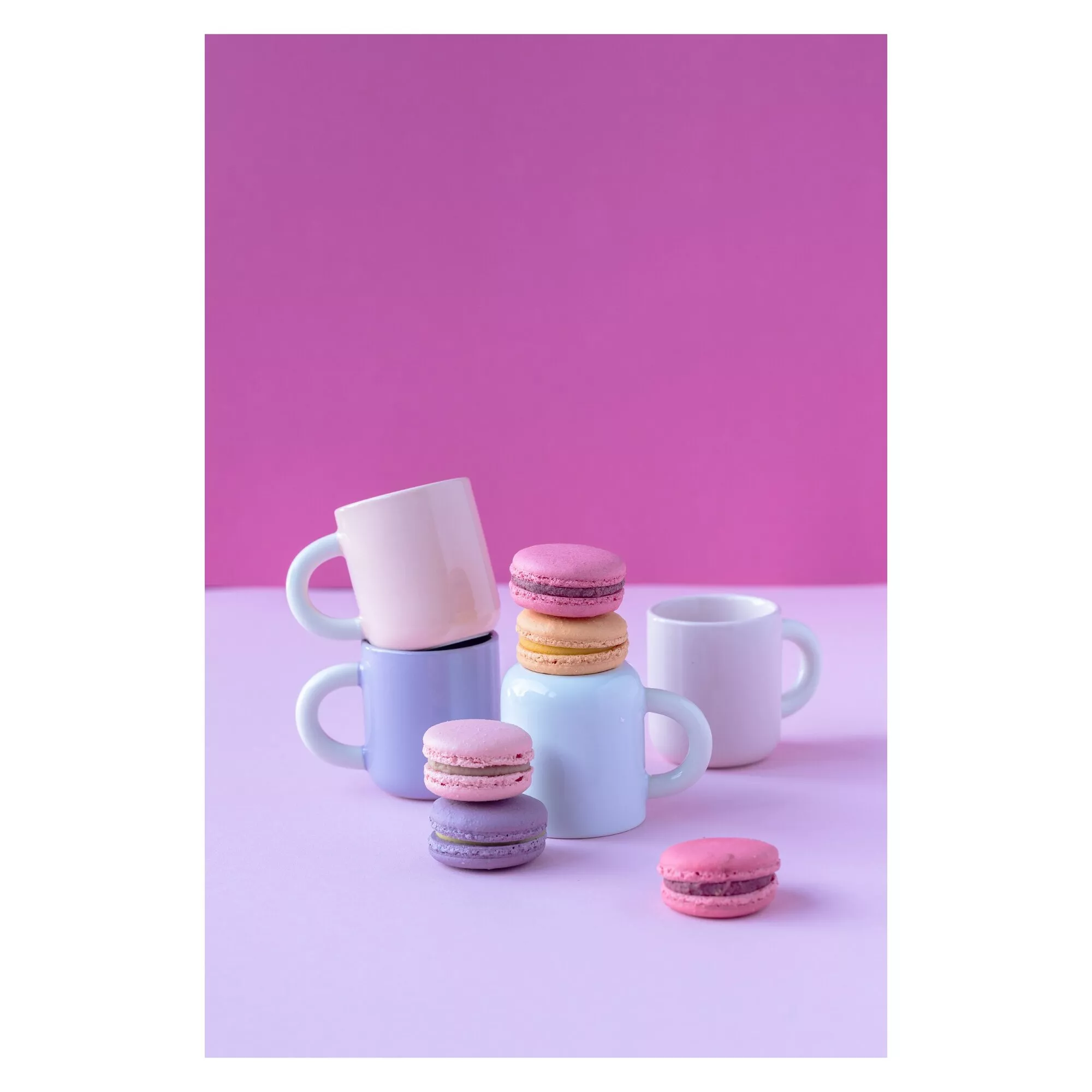 Becher, Porzellan , Uni, Sherbet